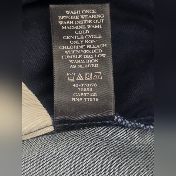 NWT Ann Taylor Loft Womens Dark Wash Bootcut Jeans Belt Loops Sz 2 27.5 Inseam - Picture 12 of 16